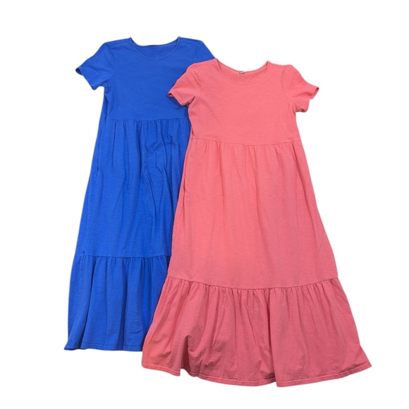Old Navy Dresses & Skirts - Bundle of Two Old Navy Solid Ruffle Midi Dresses Size M